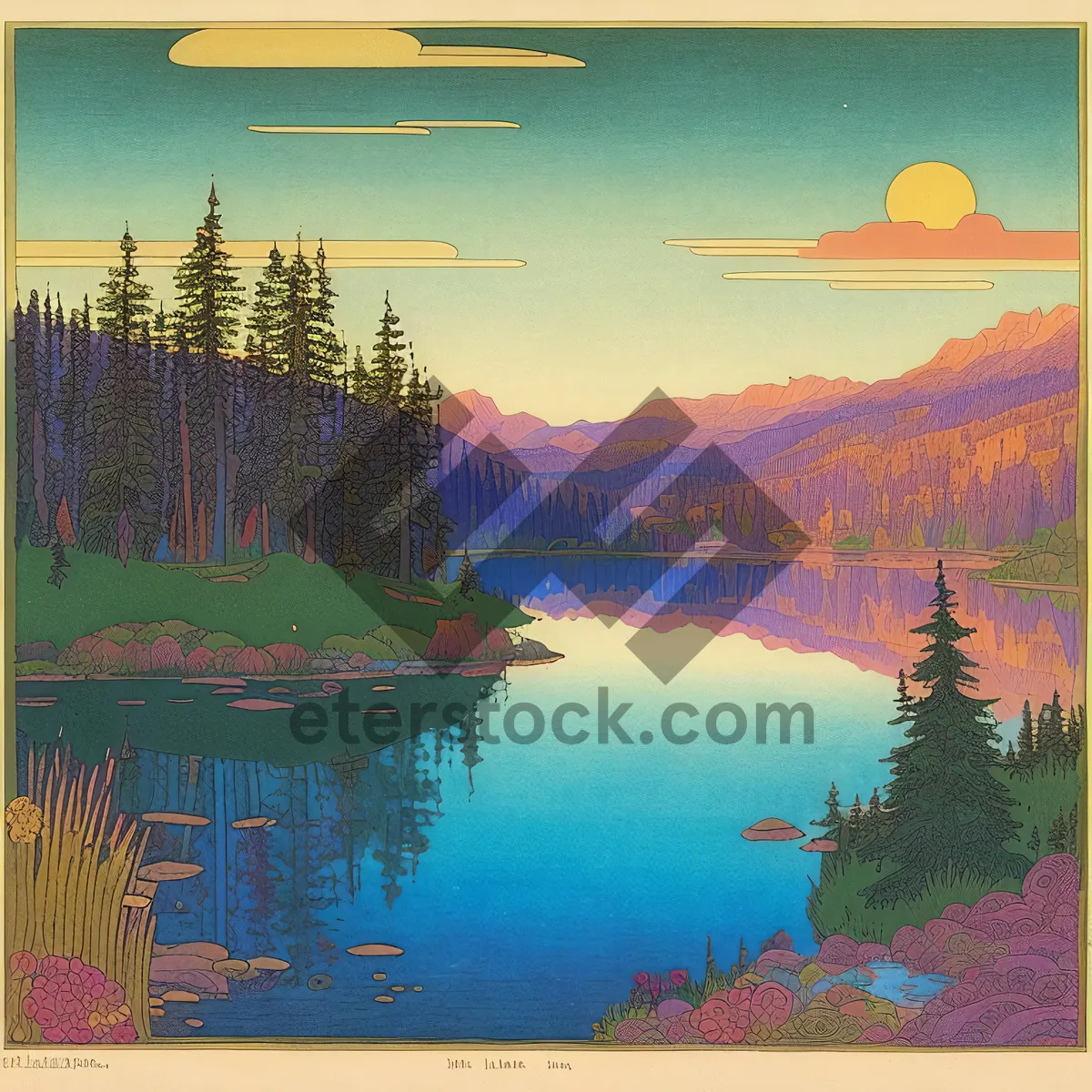 Picture of Scenic Puzzle by the Water