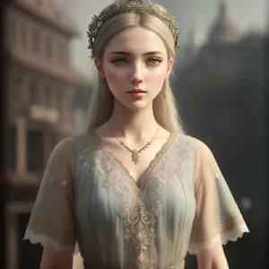 Enchanting Princess Fashion Portrait