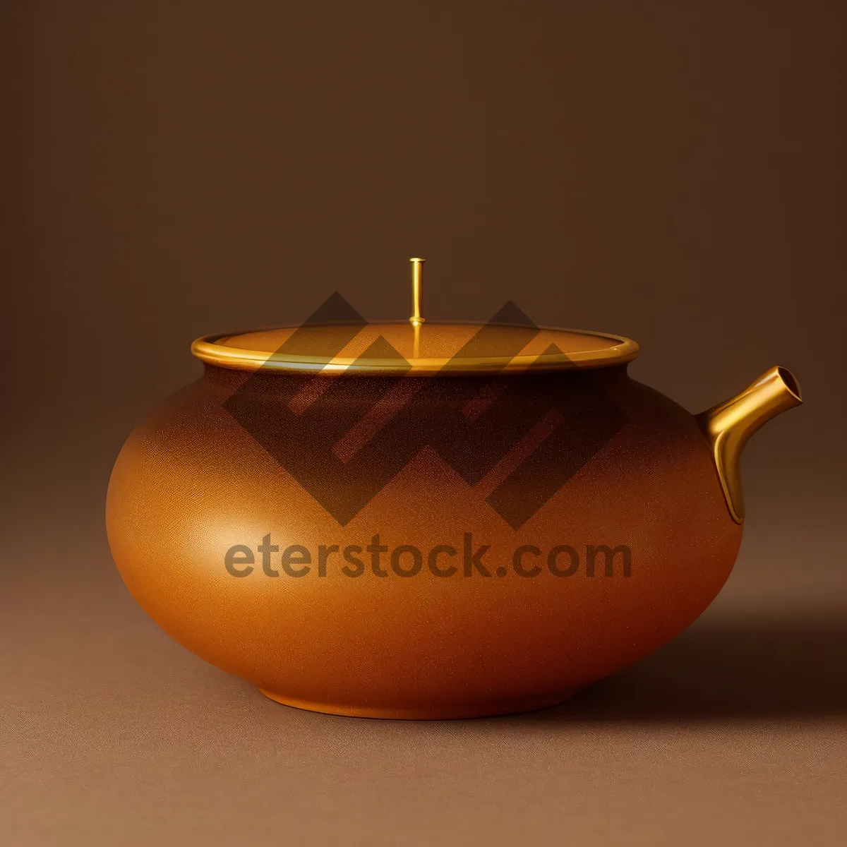 Picture of Traditional Chinese herbal tea in ceramic teapot.