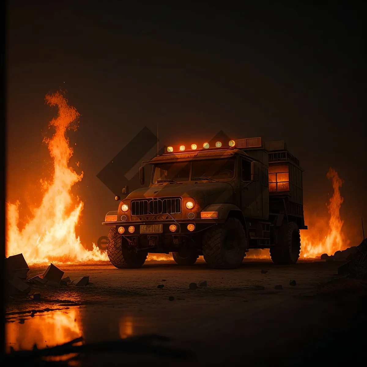 Picture of Blazing Sunset Truck