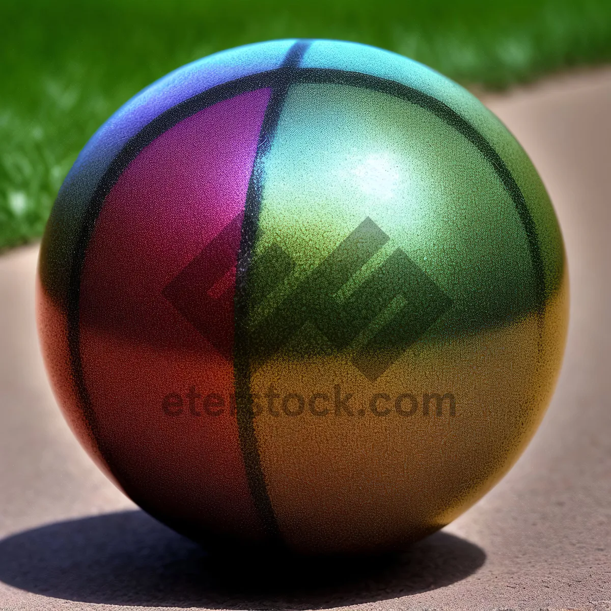 Picture of Round Croquet Ball for Sporting Competition