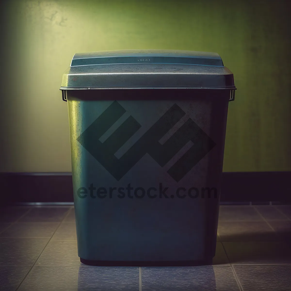 Picture of Trash Can Bin Container for Waste Disposal