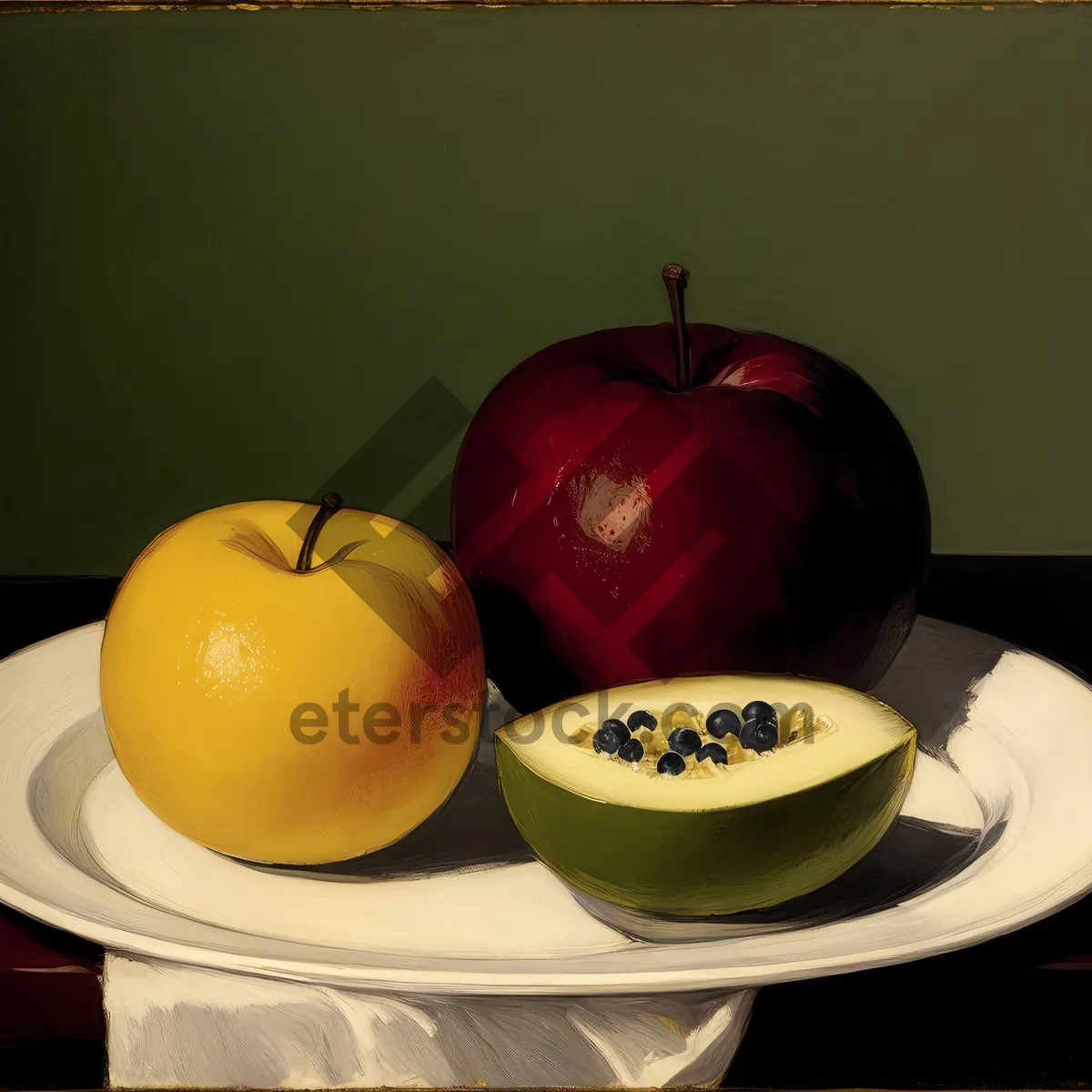 Picture of Zesty Citrus Delight: Golden Delicious Eating Apple