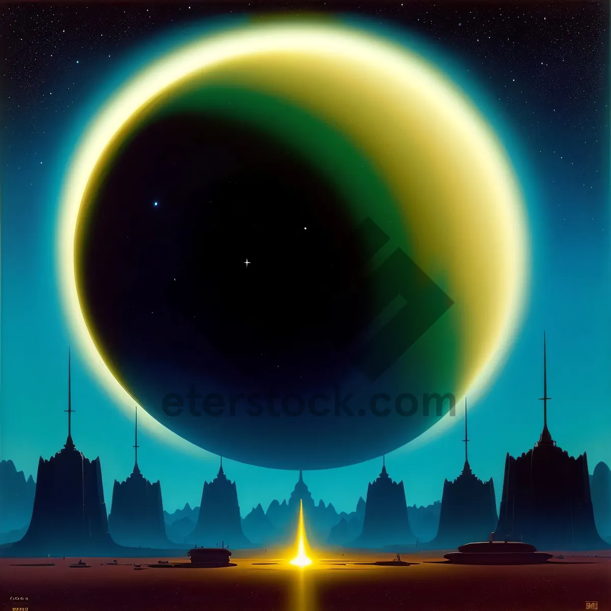 Picture of Starry Cosmos: A Celestial Fantasy in Space