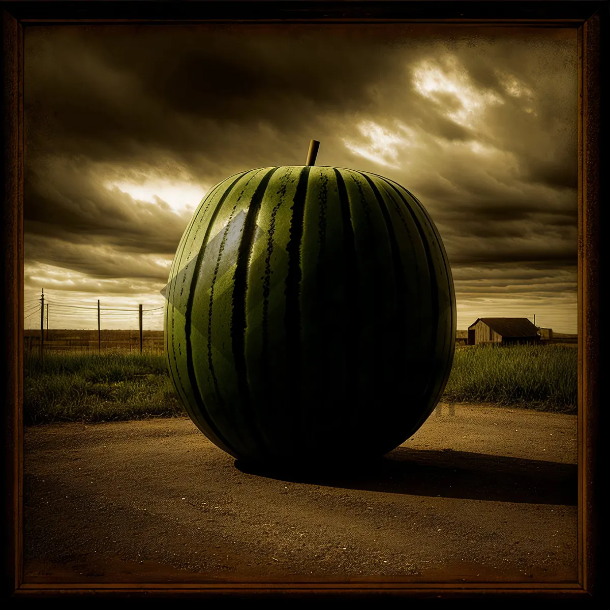 Picture of Autumn Harvest: Vibrant Orange Pumpkin Gong