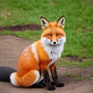 Adorable Red Fox with Curious Eyes