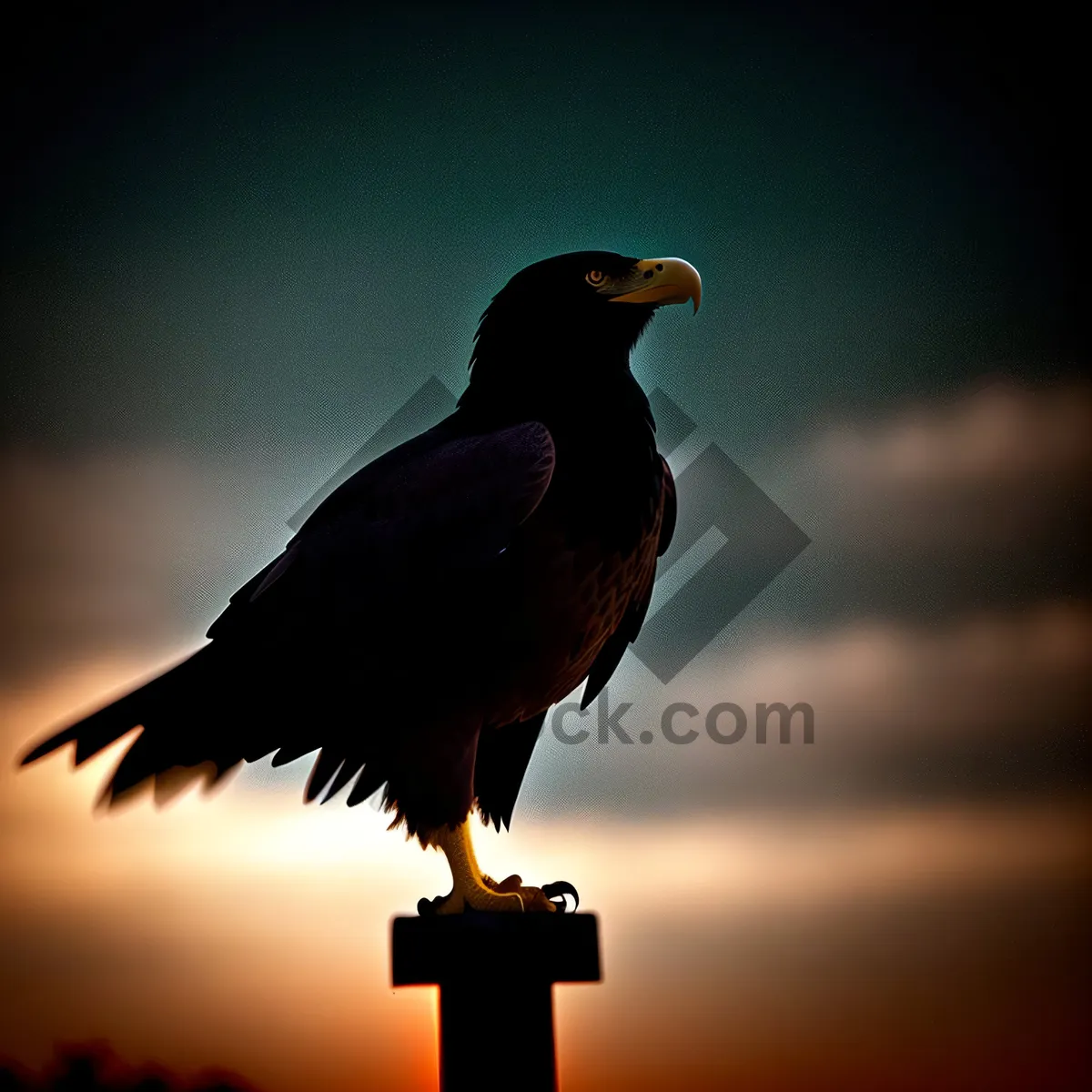 Picture of Black-eyed Starling in Flight