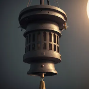 Vintage Sky Tower: A Majestic Beacon of Light