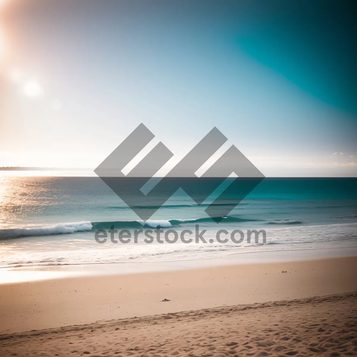 Picture of Paradise Beach: Turquoise Waters and Sun-Kissed Sands