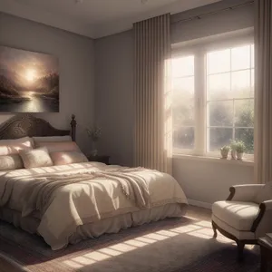 Modern Comfort: Cozy Bedroom Retreat with Stylish Furniture
