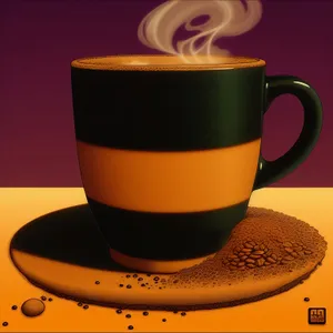 Morning Brew: Cup of Hot Coffee on Saucer