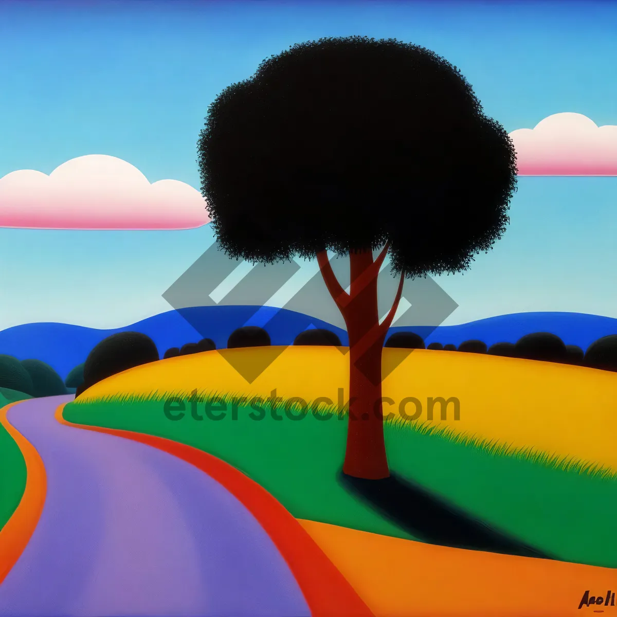 Picture of Sandy Paradise: Coastal Serenity by the Ocean