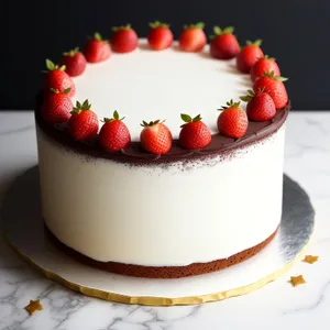 Delicious Strawberry Chocolate Cake with Raspberry Frosting