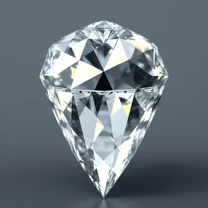 Sparkling Heart Gem: Symbol of Luxury and Love