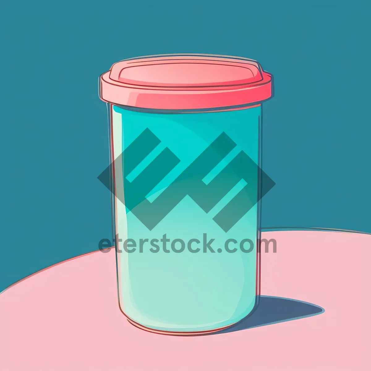 Picture of Glass Beverage Cup with Conserve in Jar