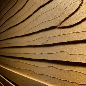 Dune-patterned textured sand tiles in desert