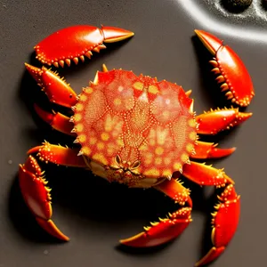 Fresh Rock Crab Dinner on Plate