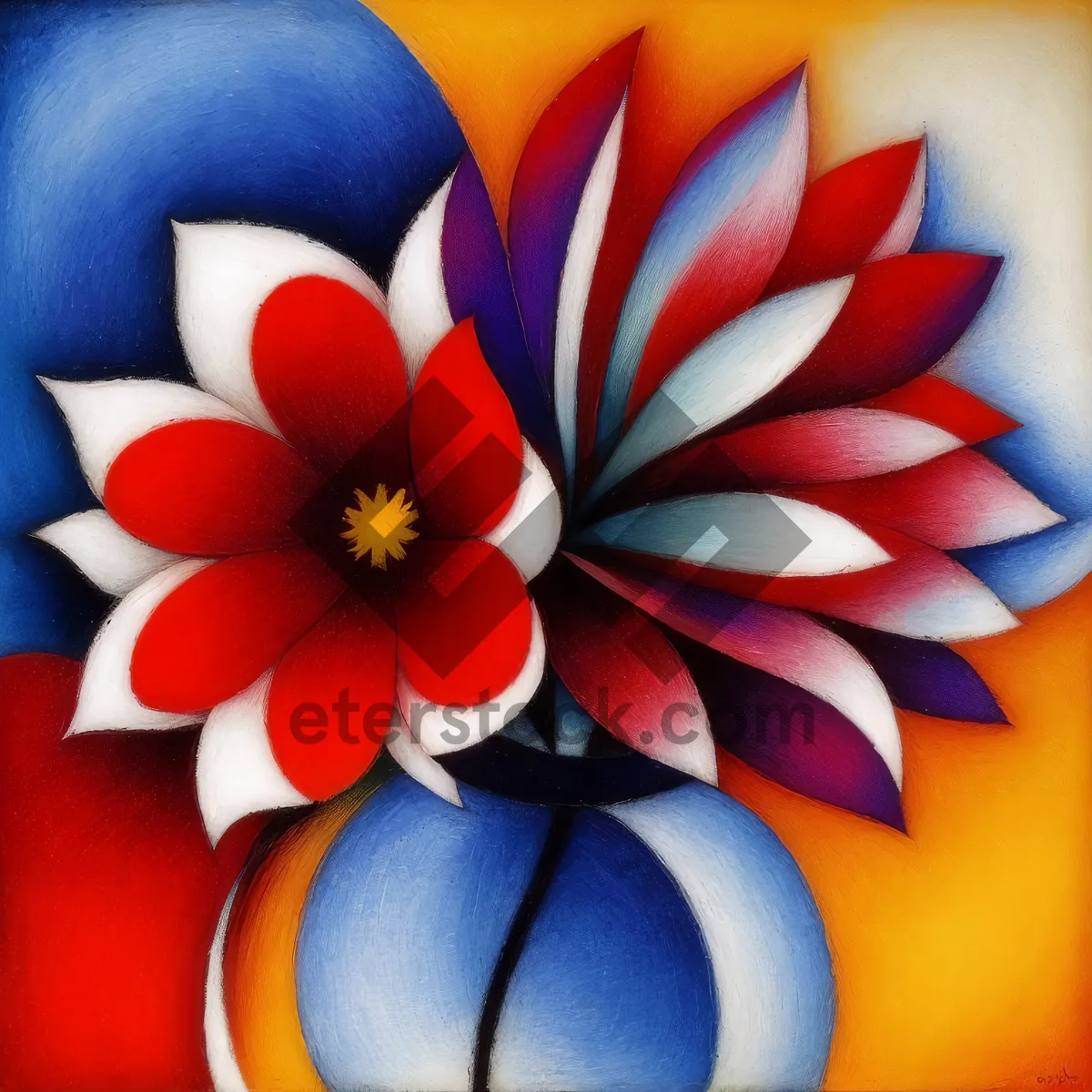 Picture of Floral Pinwheel - Summer Blossom Decor