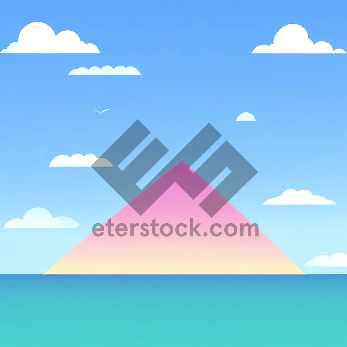 Picture of Pyramid Design Graphic Shape Element Symbol Sign