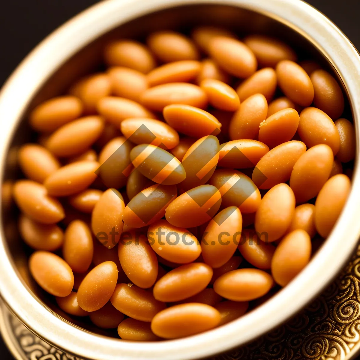 Picture of Nutritious assortment of wholesome legumes and beans.