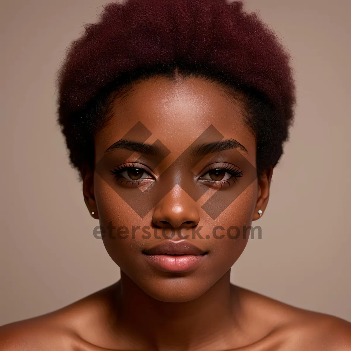Picture of Beautiful Afro-Brutnette with Mesmerizing Eyes