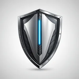 Shiny 3D metal heart icon design.