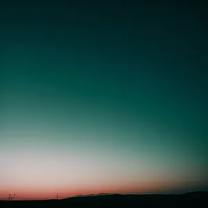 Vibrant Sunset Sky with Luminous Clouds