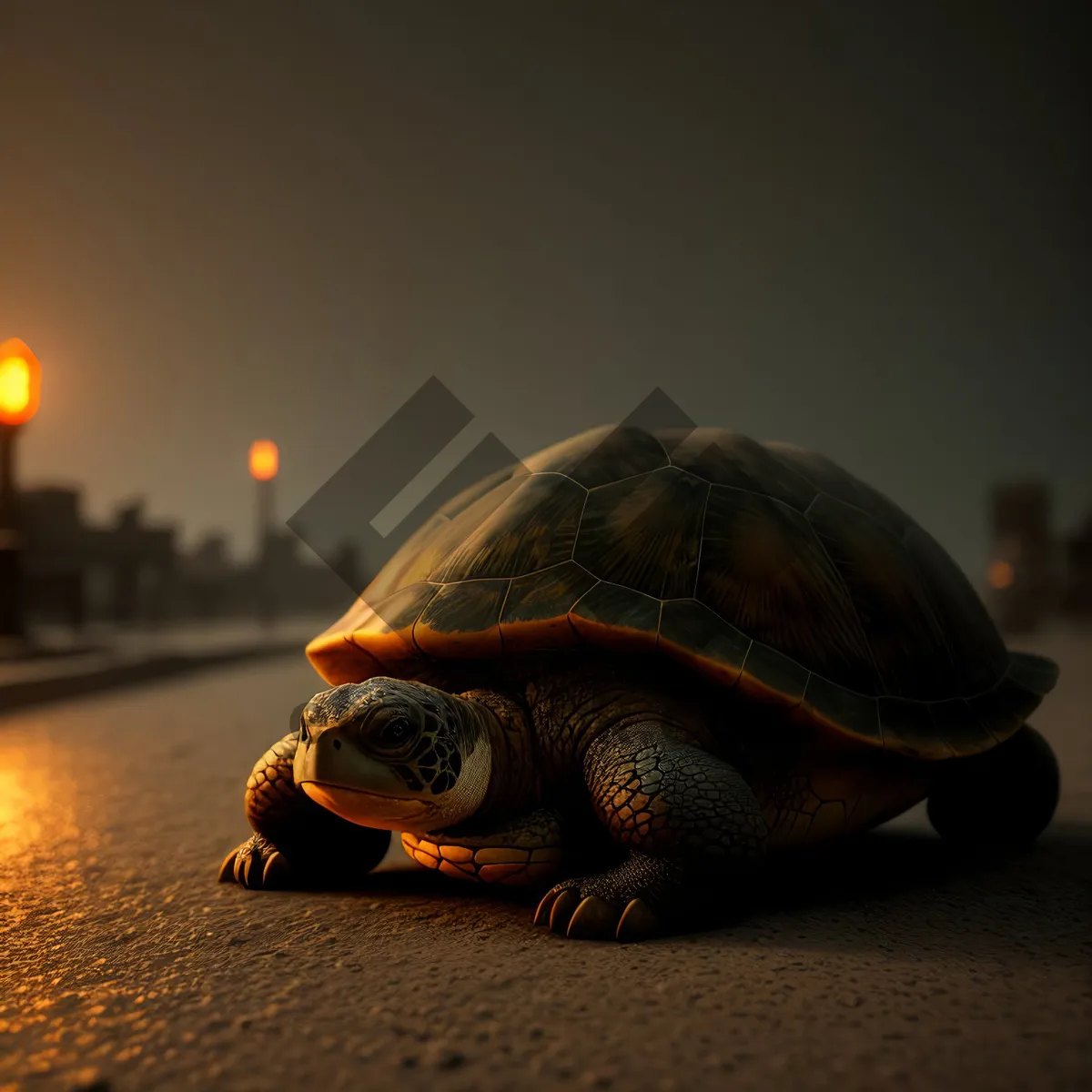 Picture of Hardshell Turtle - Desert Terrapin