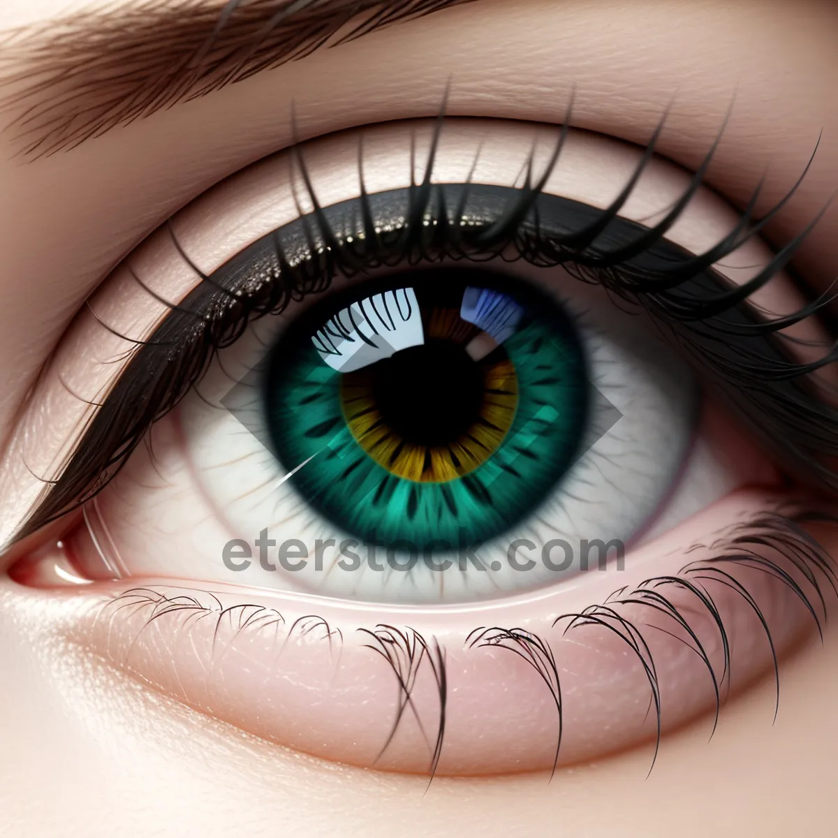 Picture of Captivating Eye: A Glimpse into Human Vision