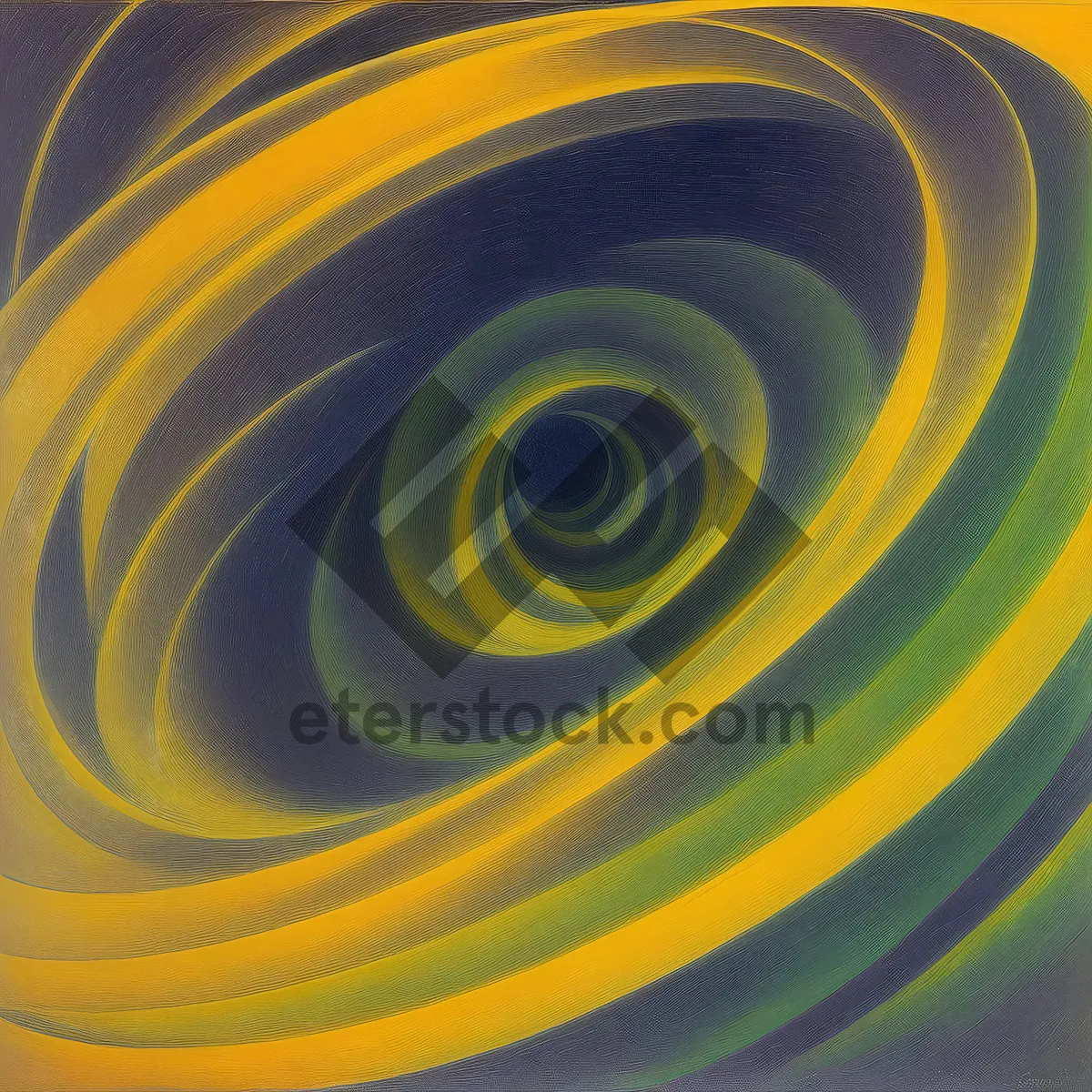 Picture of Abstract Spiral Geometric Colorful Fractal Design Illustration