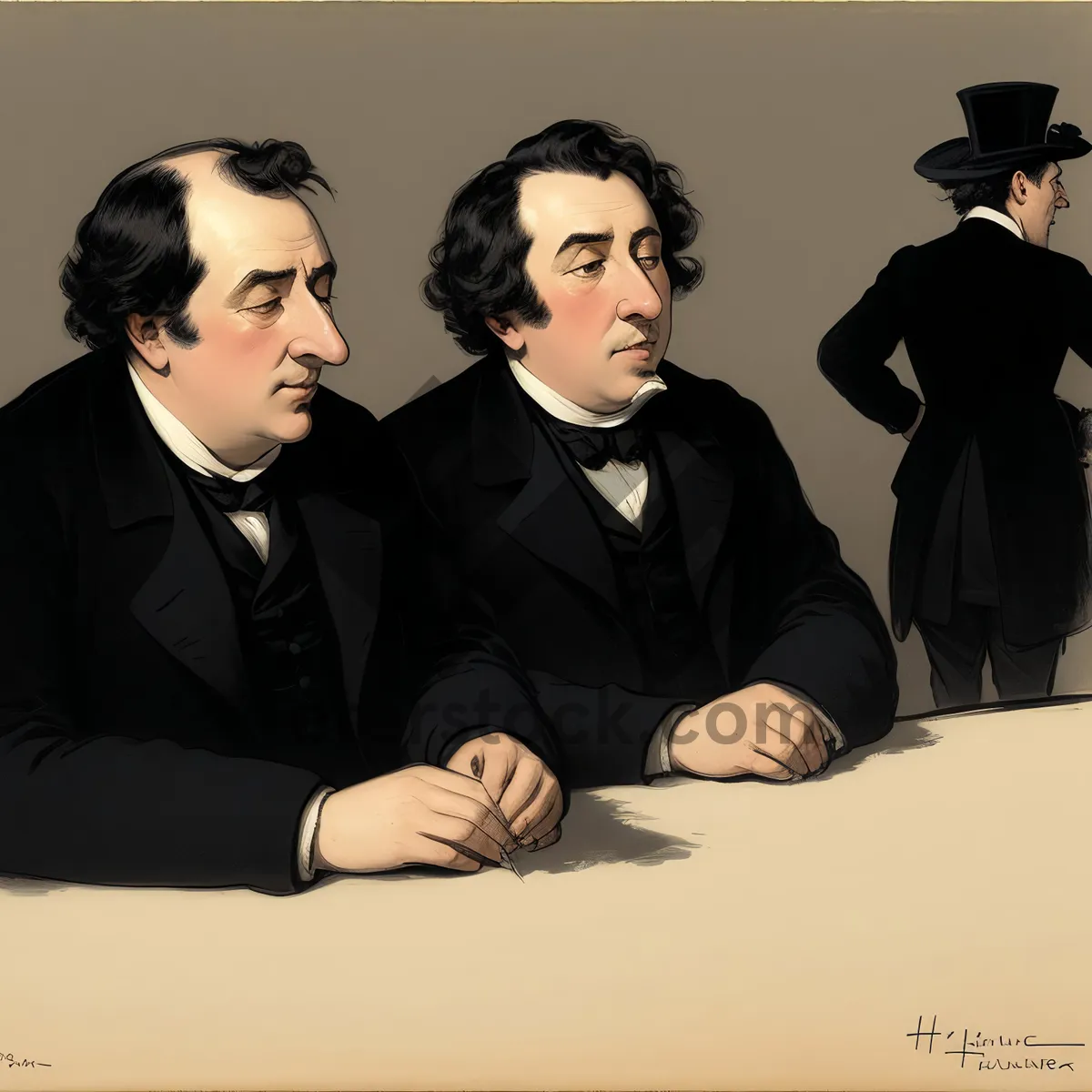 Picture of Successful Corporate Team at Business Meeting