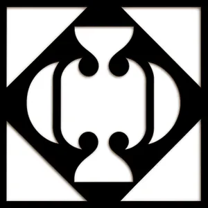 Black Poison Pirate Symbol: Danger Art Icon