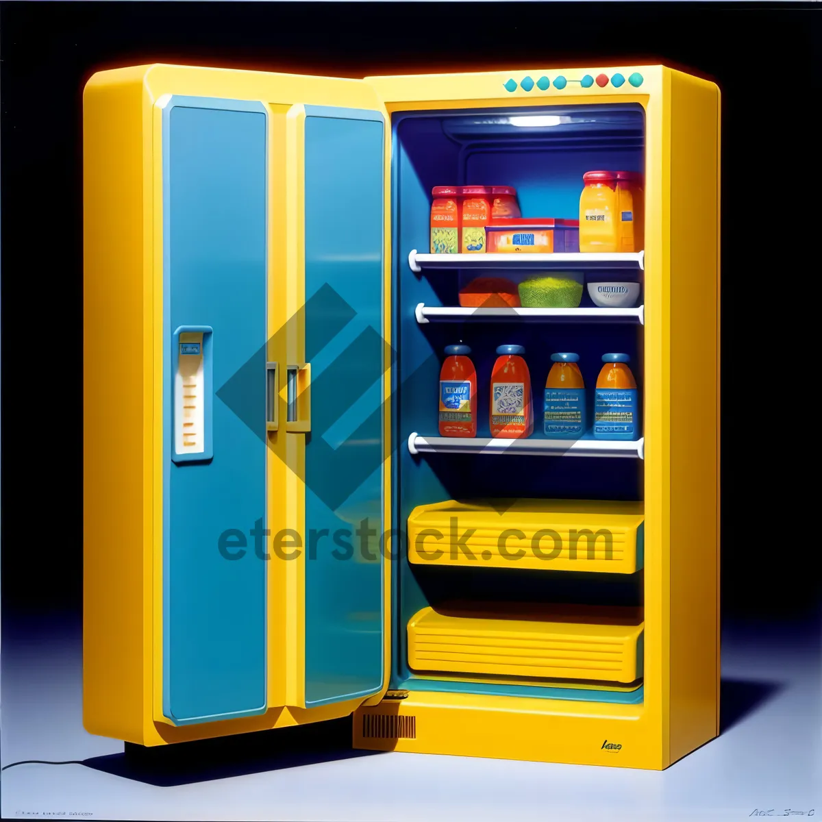 Picture of Cafeteria Vending Machine - 3D Business Device