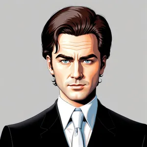 Professional Corporate Businessman Suit Portrait.