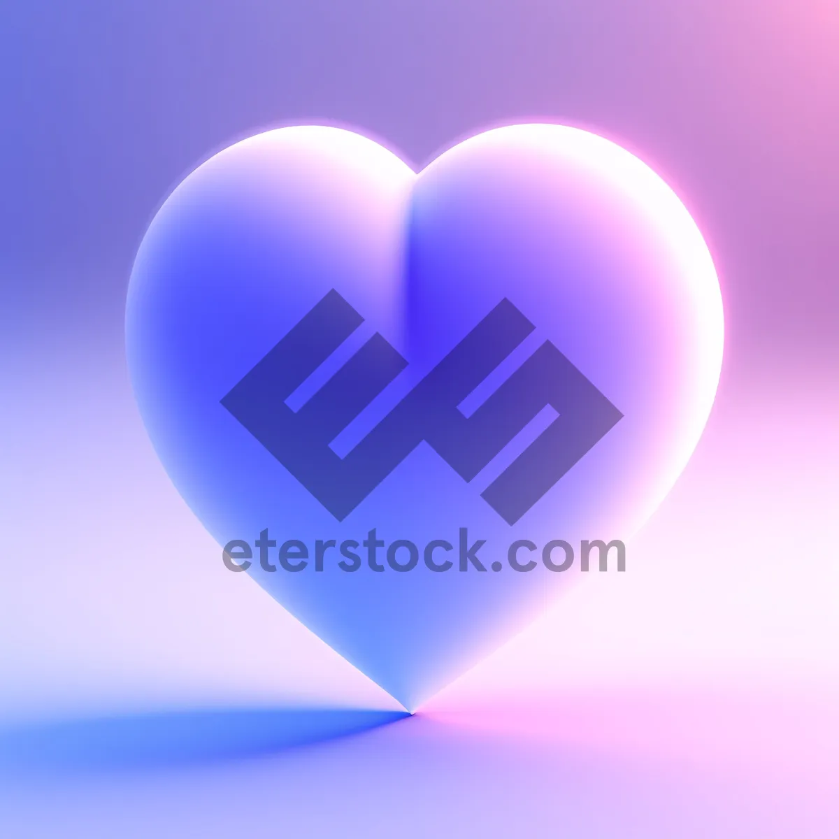 Picture of Vibrant Glass Heart Icon