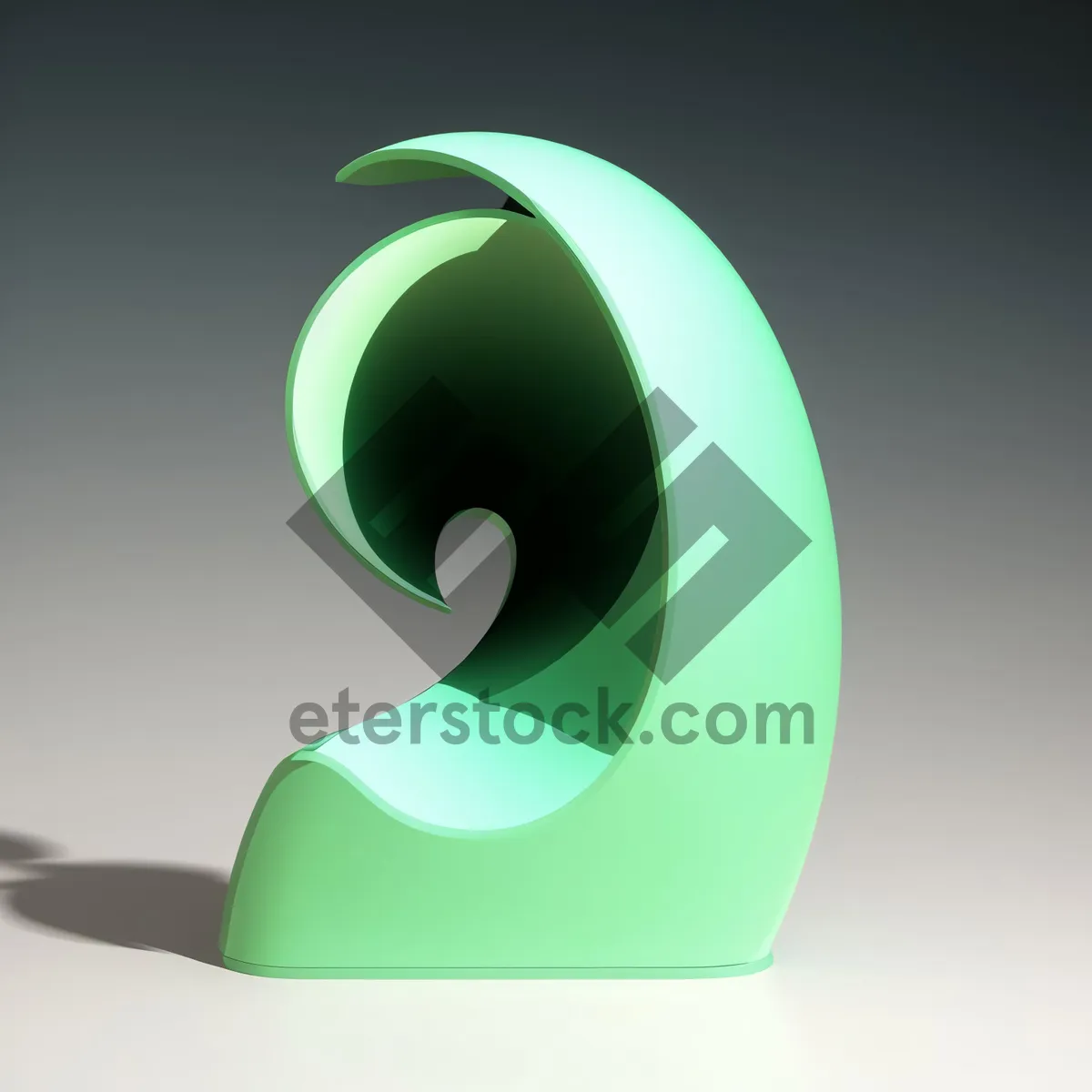 Picture of Solid 3D Business Icon - Rendered Man Symbol