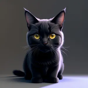Playful Tabby Kitty with Pretty Expression