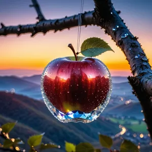 Fresh and Delicious Red Apple for Healthy Diet