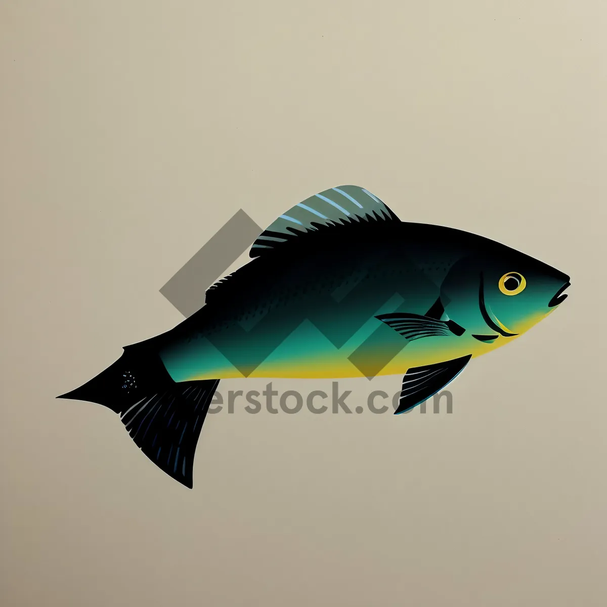 Picture of Flying Fish in Water Aquarium