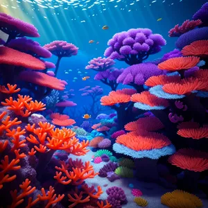 Colorful Coral Reef Life Underwater