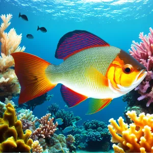 Exotic Underwater Coral Reef Exploration