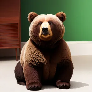 Cute Teddy Bear Plaything - Brown Furry Toy