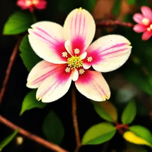 Pink Blooming Floral Delight in the Garden