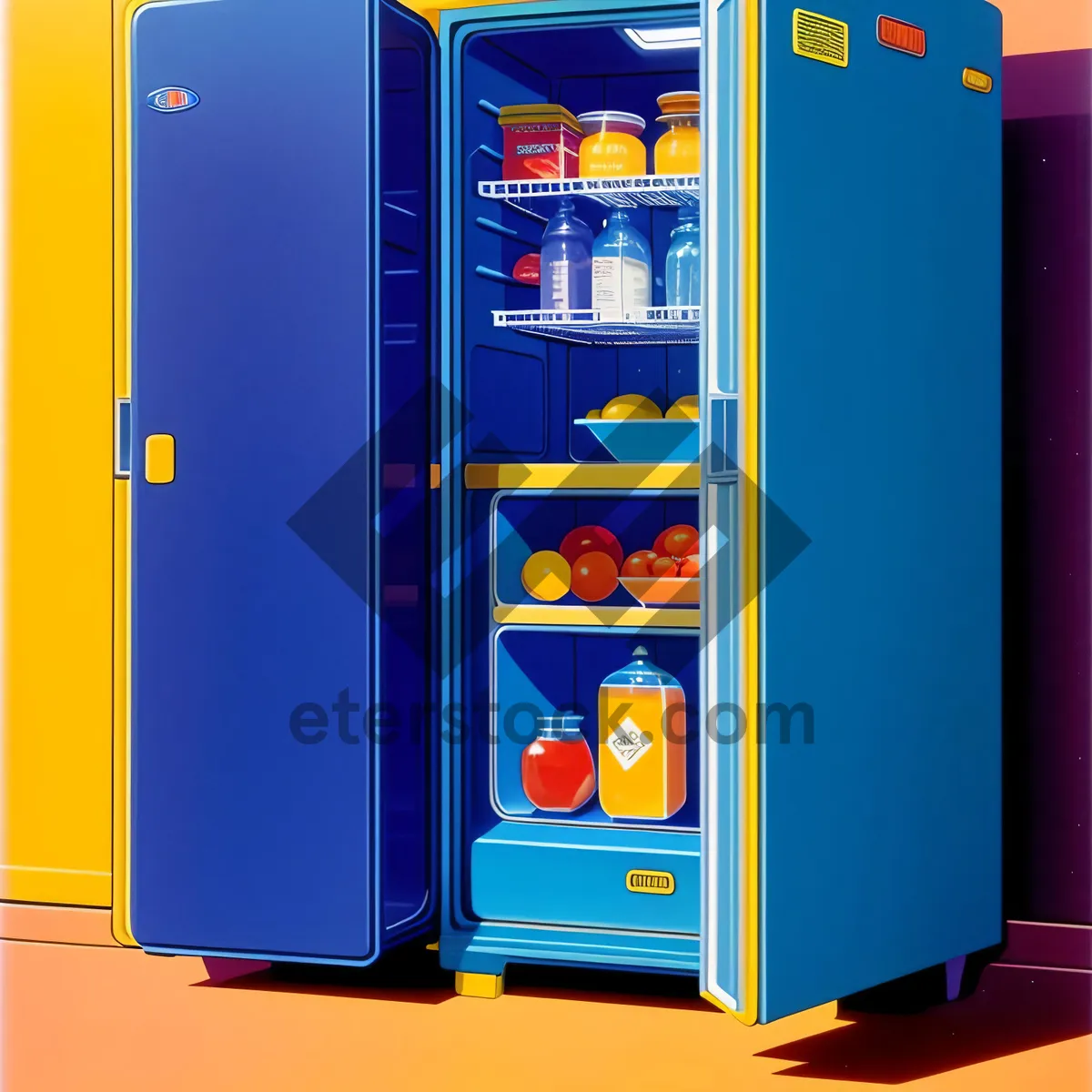 Picture of Cooling Vending Slot: Business Machine with 3D Design