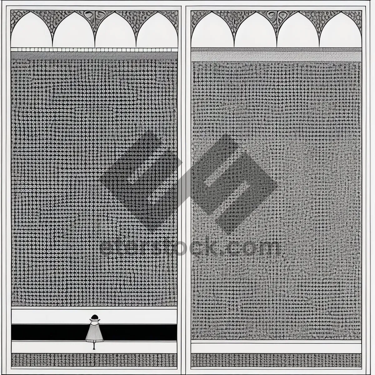 Picture of Modern Urban Steel Building Texture Pattern Device