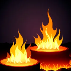 Blazing Fire: A Hot and Shiny Icon