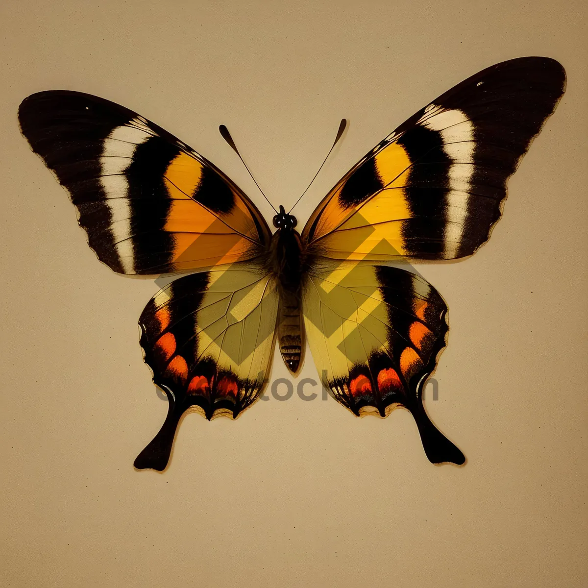 Picture of Vibrant Butterfly in Blossoming Garden