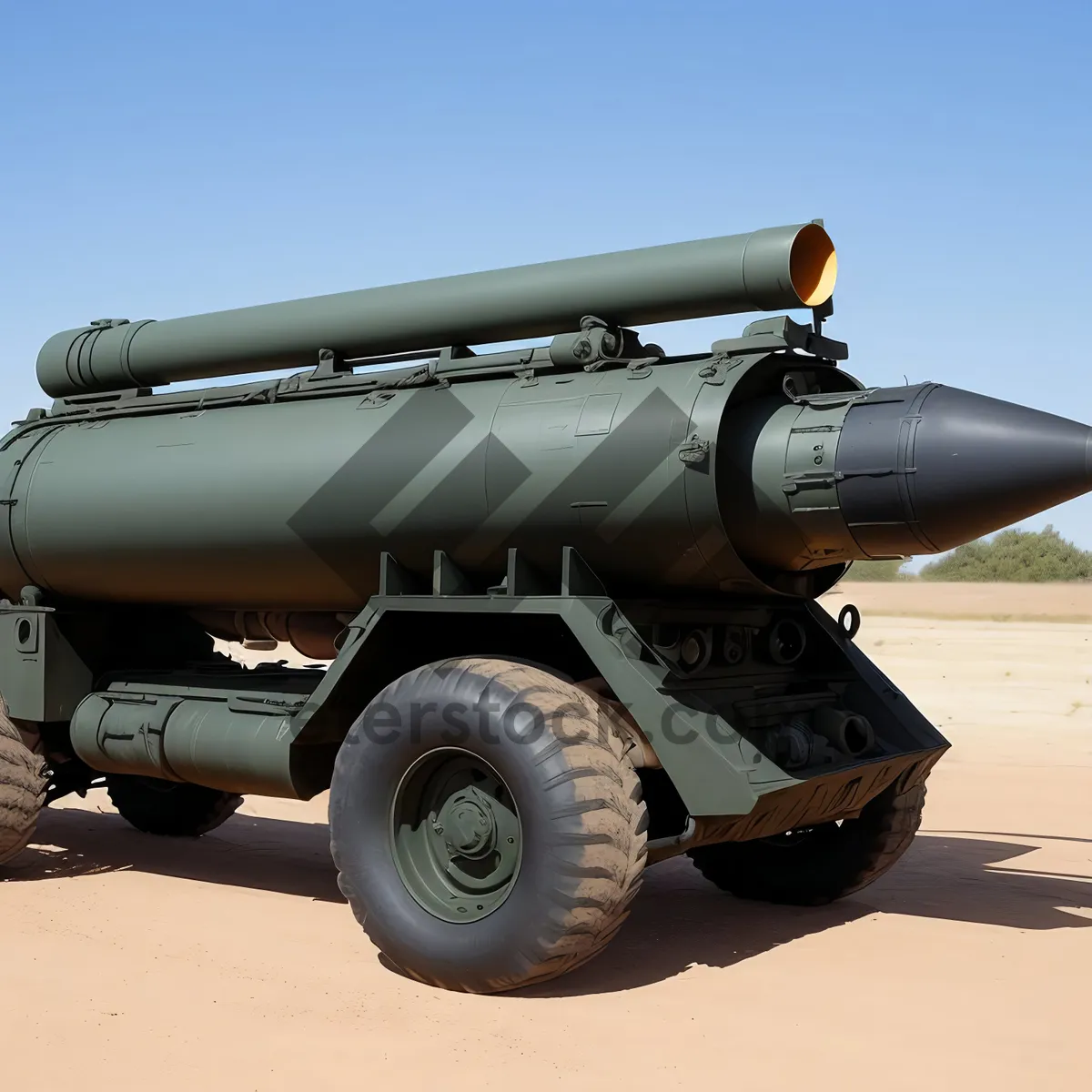 Picture of Skybound Military Rocket - High-Powered Weaponry