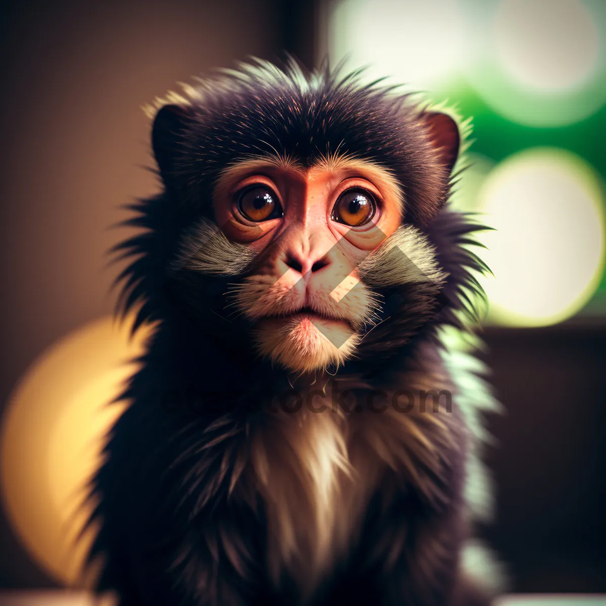 Picture of Mystic Monkey Portrait with Mesmerizing Eyes