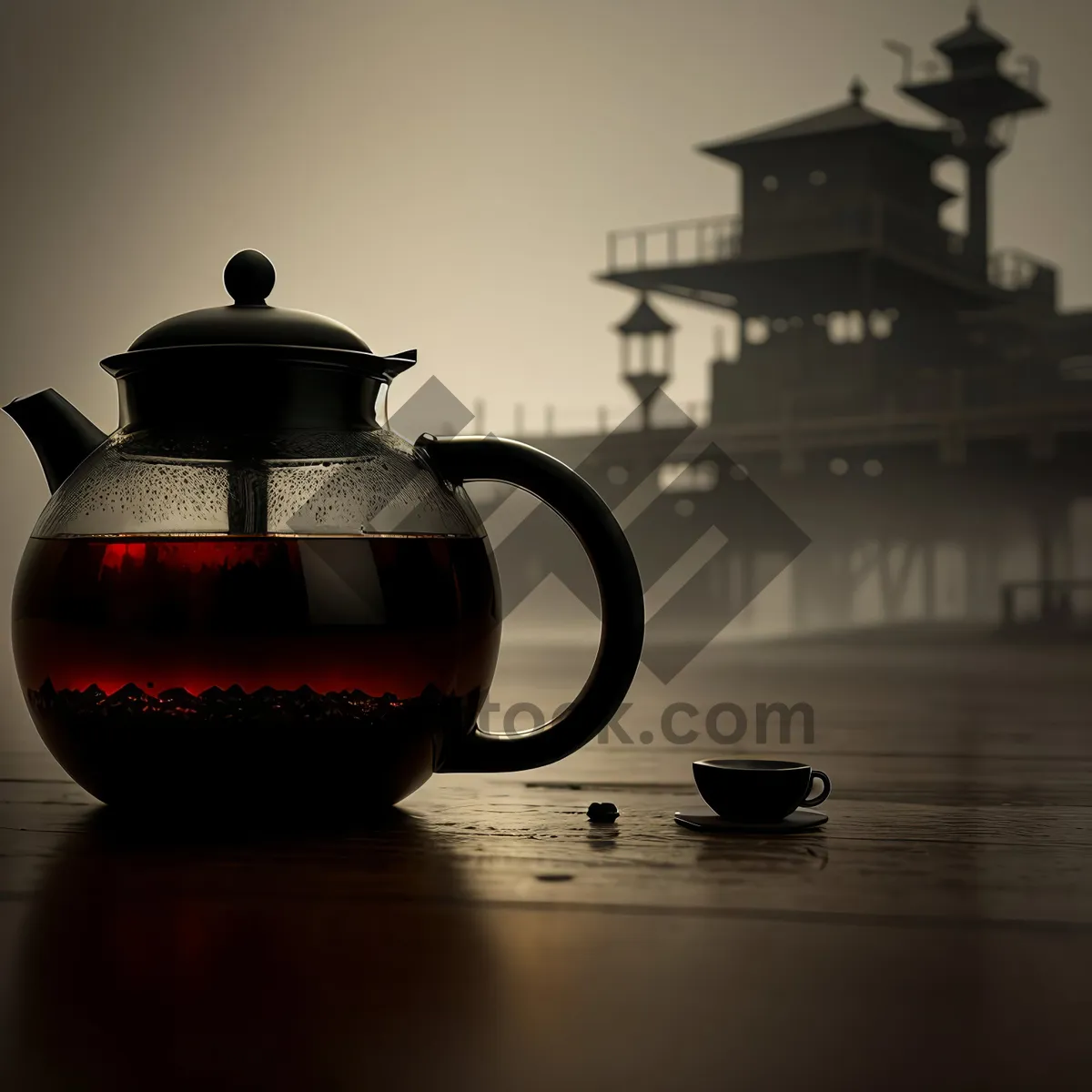 Picture of Traditional Teapot for Aromatic Herbal Tea